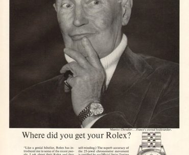 1964 Rolex Print Advertisement