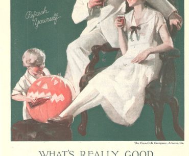 Retro Coca-Cola Halloween Ads