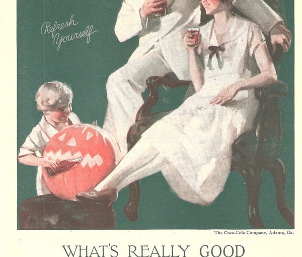 Retro Coca-Cola Halloween Ads
