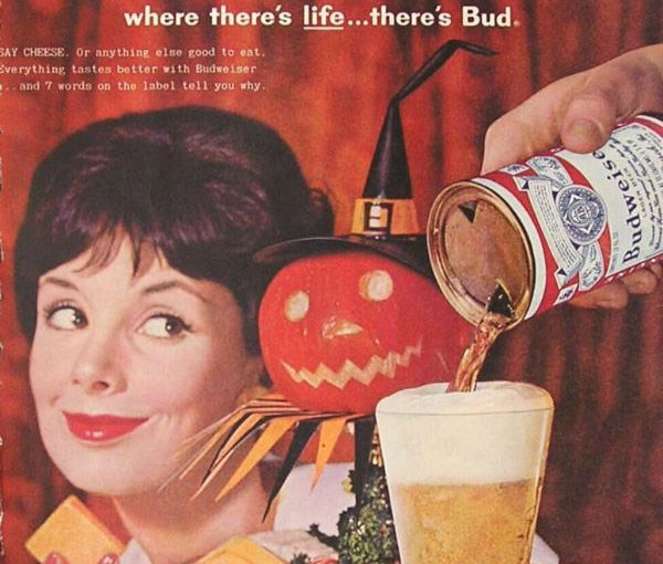 1960 Budweiser Halloween Ad