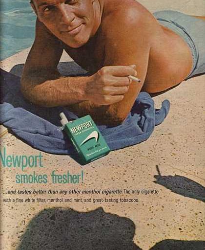 Retro Cigarette Ads - Newport, 1964