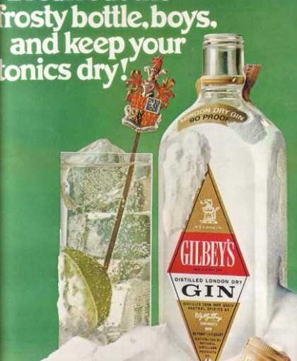 Retro Alcohol Ads - Gilbey's