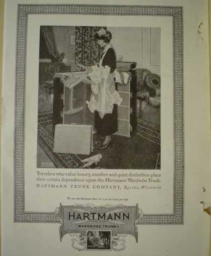 luxury marketing - hartmann wardrobe trunk