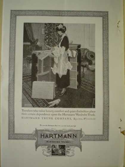 Lucury Marketing Retro Ad Of The Week Hartmann Wardrobe Trunks