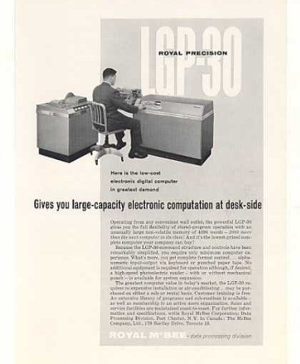 Retro Ad - computers, 1959