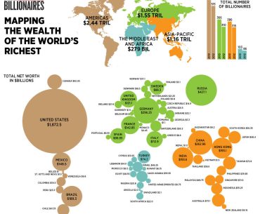High Net Worth Marketing - billionaire map
