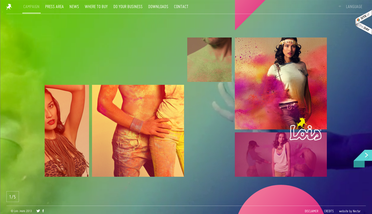 Another Rainbow Website Design