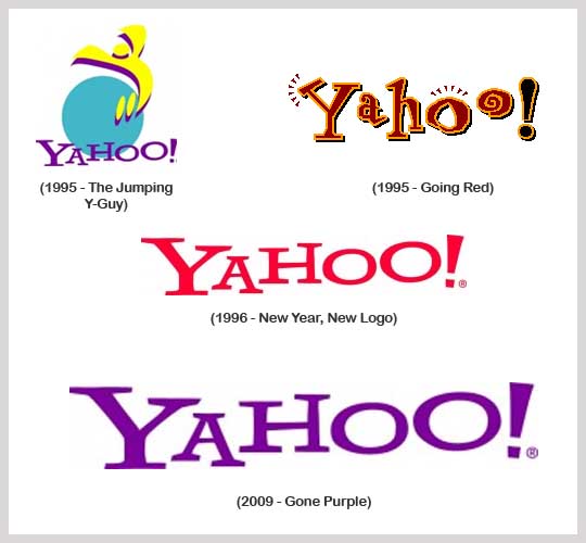 old yahoo logo design