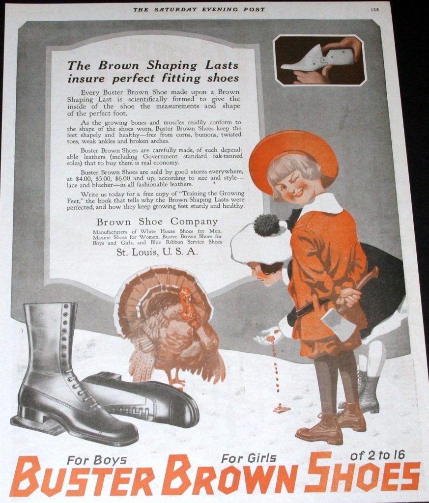 retro thanksgiving ad