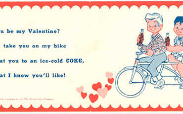 retro valentine's day ad