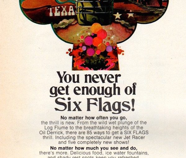 six flags theme park marketing