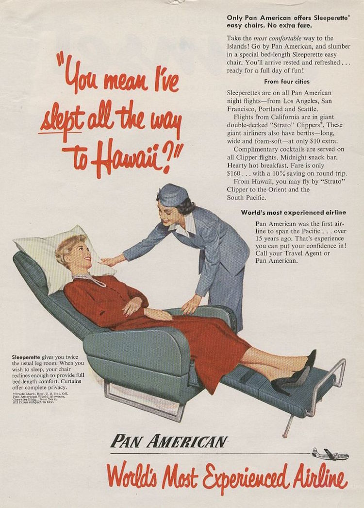 Retro Ad of the Week Pan American  Airlines 1950