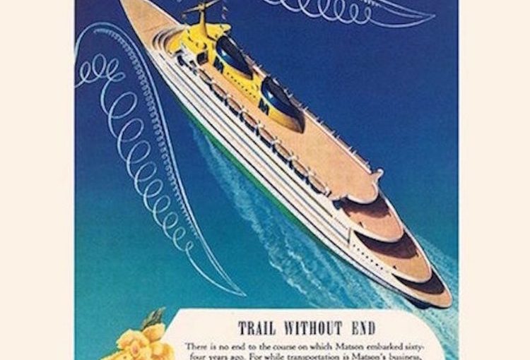 1940s cruise advertisement