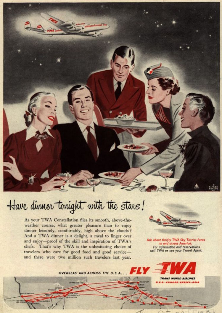 Retro Ad of the Week: TWA, 1952