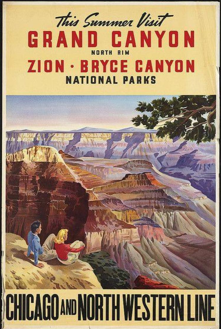 retro Grand Canyon advertisement