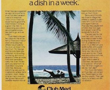 retro Club Med ad